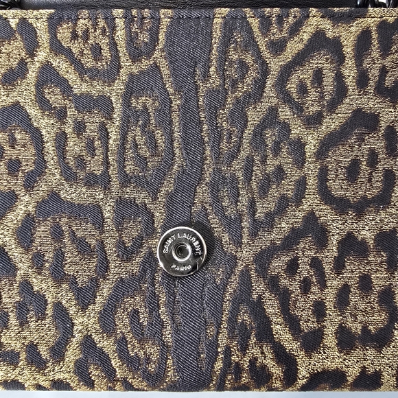 🔥RARE🔥Yves Saint Laurent Kate Leopard Print Chain Bag - Picture 15 of 15